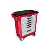 جعبه ابزار 7 کشو چرخ دار (قرمز) تاپ تول مدل TCAC0702