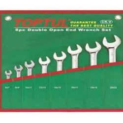 آچار های سری دو سر تخت 8 عددی تاپ تول مدل GAAA0812