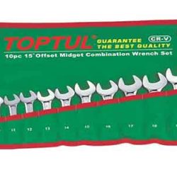 آچار های سری یکسره کوتاه 10 عددی تاپ تول مدل GAAA1001