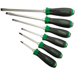 مجموعه 6 عددی پیچ گوشتی ضربه ای تاپ تول مدل GAAE0605