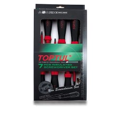 مجموعه پیچ گوشتی ضد برق تاپ تول مدل GAAE0704