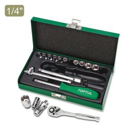 جعبه بکس 17 پارچه هواگیری 1/4 تاپ تول مدل GCAD1701