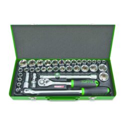 جعبه بکس 38 پارچه 1/2 ،6 پر اینچ و میلیمتر تاپ تول مدل GCAD3803