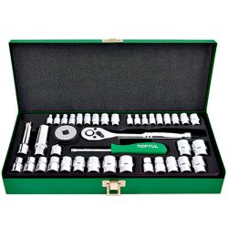 جعبه بکس 40 پارچه 1/4 و 3/8 تاپ تول مدل GCAD4002