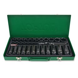 جعبه بکس 32 پارچه1/2 بلند و کوتاه مشکی (فشار قوی) تاپ تول مدل GDAD3201