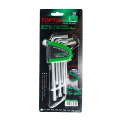 سری آچار آلن ستاره ای بلند تاپ تول مدل GSN-09LS