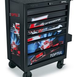 جعبه ابزار 7 کشو ذغالی تاپ تول مدل TCAQ0707