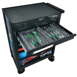 جعبه ابزار 7 کشو ذغالی تاپ تول مدل TCAQ0707