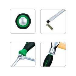 ست پیچ گوشتی ضربه خور 6عددی تاپ تول مدل GFE-0602