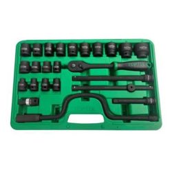 جعبه بکس 24پارچه مشکی فشارقوی 1/2 تاپ تول مدل GDAI2401