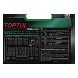 جعبه بیت آلنی 1/2 و 3/8 (60پارچه) تاپ تول مدل GCAI6003