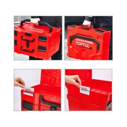 جعبه ابزار 17 لیتری سبز تاپ تول مدل TBBE0602