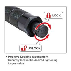 ترکمتر 3/8، 19 تا 110 نیوتن جغجغه ای دسته فلزی تاپ تول مدل ANAV1211