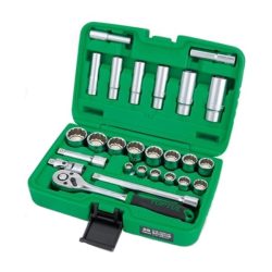 جعبه بکس 26 پارچه 3/8 ، 6 پر کوتاه و بلند تاپ تول مدل GCAI2602