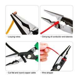 انبر سیم لخت کن همه کاره تاپ تول مدل DFBG2208