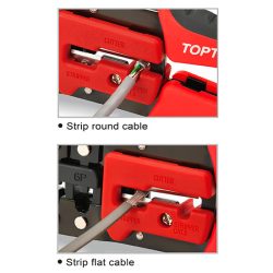 انبر سوکت زن ، تلفن و شبکه تاپ تول مدل DKAC2420